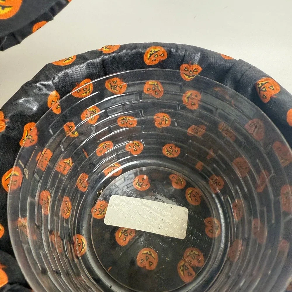 Longaberger 1996 Small Pumpkin Basket, Liner, Lid & Protector‎ Excellent